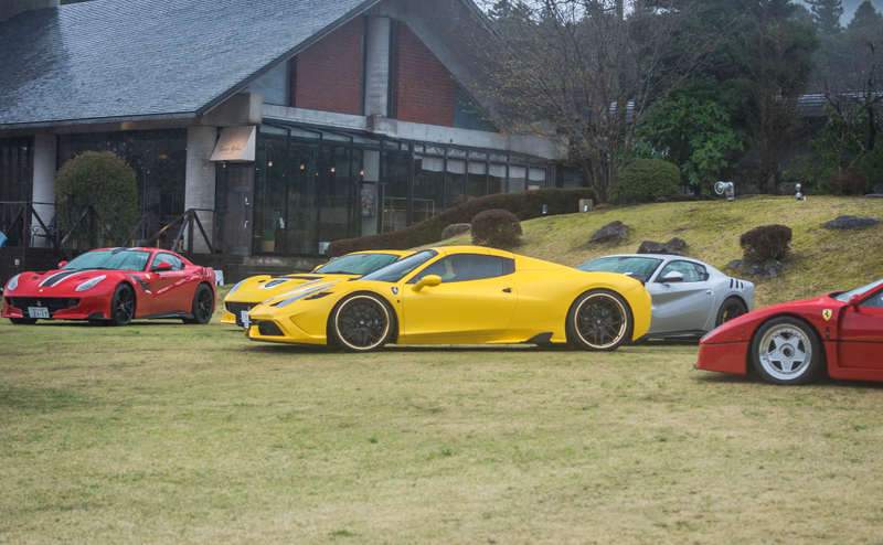 Illustration for article titled This Is How Japan's Ferrari Owners Do Brunch